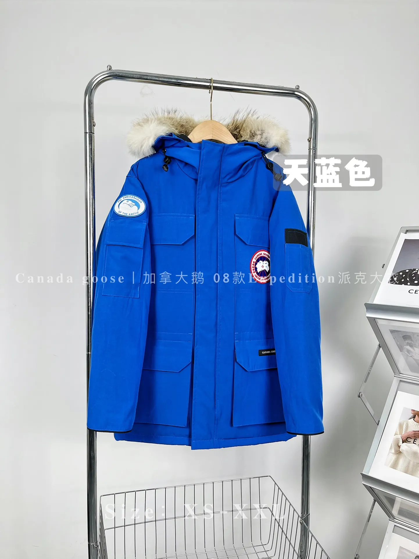 P720 𝐂𝐚𝐧𝐚𝐝𝐚 𝐠𝐨𝐨𝐬𝐞丨Canada Goose 𝟬𝟴 style 𝐄𝐱𝐩𝐞𝐝𝐢𝐭𝐢𝐨𝐧 Parka 𝐒𝐢𝐳𝐞: 𝐗𝐒-𝐗𝐗𝐋